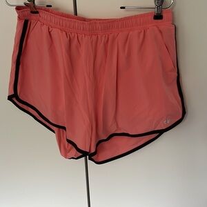 Alo pink dolphin shorts, size large